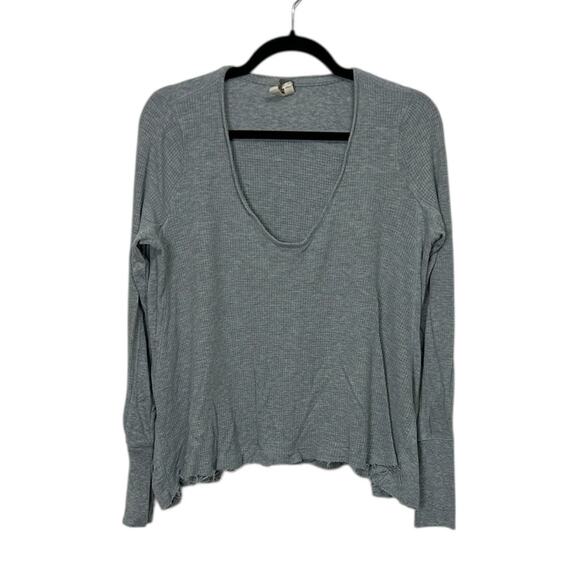 Free People Tops - Free People Heather Gray Long Sleeve Top